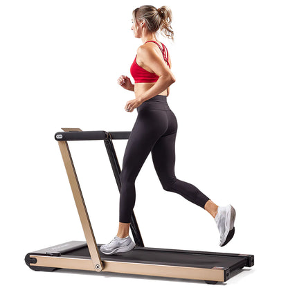 Space Saving Commercial Treadmill, Slim Motorized  W/ Speakers