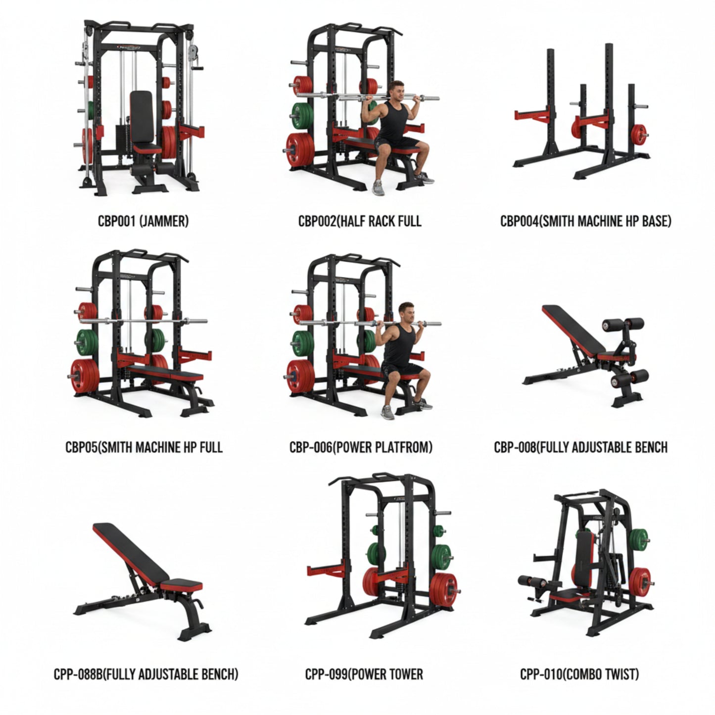 Fitness Equipment Strength Exercise Shoulder Press Smith Machine
